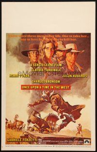 5b797 ONCE UPON A TIME IN THE WEST WC '69 Leone, art of Cardinale, Fonda, Bronson & Robards!