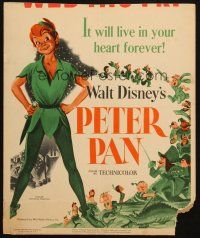 5b809 PETER PAN WC '53 Walt Disney animated cartoon fantasy classic, great full-length art!