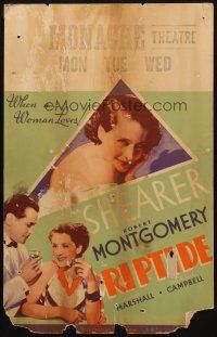 5b843 RIPTIDE WC '34 Norma Shearer between Robert Montgomery & Herbert Marshall!