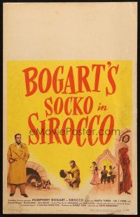5b880 SIROCCO WC '51 Humphrey Bogart is Socko in Sirocco, wacky different tagline!