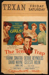 5b925 TENDER TRAP WC '55 Frank Sinatra prefers Debbie Reynolds, Celeste Holm & Jarma Lewis!