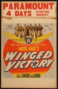 5b983 WINGED VICTORY WC '44 Judy Holliday, WWII propaganda, cool image of soldiers with girl!