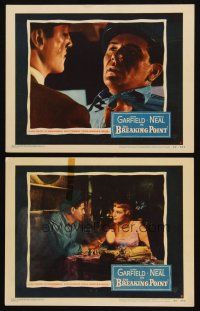 5c878 BREAKING POINT 2 LCs '50 John Garfield, Patricia Neal, from Ernest Hemingway's story!