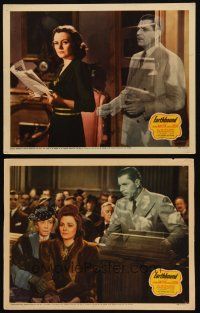 5c902 EARTHBOUND 2 LCs '40 fx images of ghost Warner Baxter & Andrea Leeds, Irving Pichel!