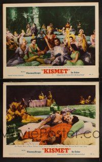5c930 KISMET 2 LCs '56 Howard Keel surrounded by a harem a beautiful girls, sexy Dolores Gray