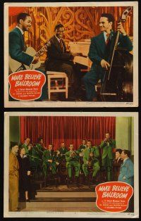 5c938 MAKE BELIEVE BALLROOM 2 LCs '49 Nat King Cole's trio, Jerome Courtland, Warrick, Welles!