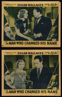 5c940 MAN WHO CHANGED HIS NAME 2 LCs '34 Edgar Wallace, woman suspects her new husband's a murderer