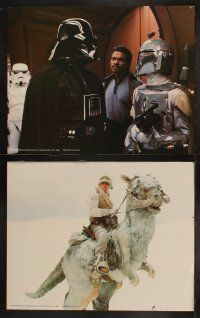 5c141 EMPIRE STRIKES BACK 8 color 11x14 stills '80 George Lucas classic, great full-bleed images!
