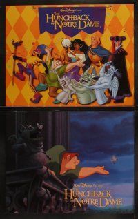 5c196 HUNCHBACK OF NOTRE DAME 8 English LCs '96 Walt Disney cartoon from Victor Hugo's novel!