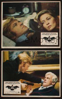 5c784 3 DAYS OF THE CONDOR 3 LCs '75 analyst Robert Redford & Faye Dunaway, Sidney Pollack!