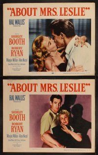 5c046 ABOUT MRS. LESLIE 8 LCs '54 Shirley Booth, Robert Ryan, the man she never quite married!