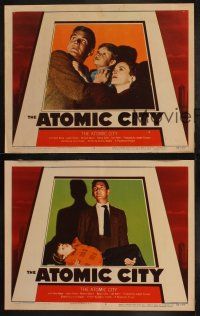5c788 ATOMIC CITY 3 LCs '52 Cold War nuclear scientist Gene Barry in the big suspense shock story!