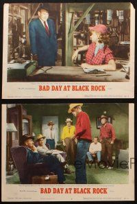 5c625 BAD DAY AT BLACK ROCK 5 LCs '55 Spencer Tracy tries to solve a mystery, Anne Francis!