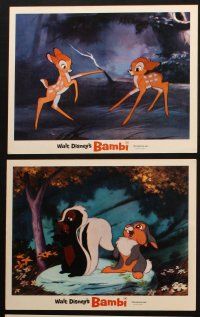 5c542 BAMBI 6 LCs R66 Walt Disney cartoon deer classic, great images!