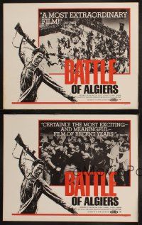 5c703 BATTLE OF ALGIERS 4 LCs R70s Gillo Pontecorvo's La Battaglia di Algeri, war images!