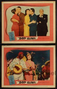 5c712 BOP GIRL GOES CALYPSO 4 LCs '57 it's the red-hot battle of the rages, a rock & roll romp!