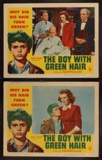5c451 BOY WITH GREEN HAIR 7 LCs '48 images of Dean Stockwell, a kid who wants to end war!