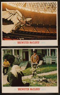 5c094 BREWSTER McCLOUD 8 LCs '71 directed by Robert Altman, Bud Cort, Sally Kellerman, cool images!