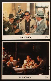 5c630 BUGSY 5 LCs '91 Warren Beatty, gorgeous Annette Bening, Harvey Keitel, Joe Mantegna!