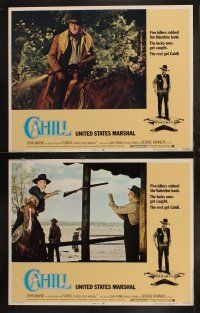 5c098 CAHILL 8 LCs '73 classic United States Marshall big John Wayne, George Kennedy!