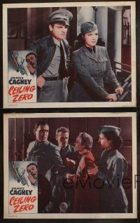 5c716 CEILING ZERO 4 LCs R56 James Cagney, Pat O'Brien, June Travis, directed by Howard Hawks