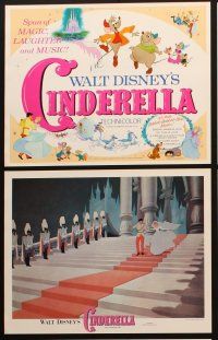 5c026 CINDERELLA 9 LCs R65 Walt Disney classic romantic musical fantasy cartoon!