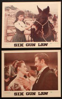 5c563 ELFEGO BACA SIX GUN LAW 6 LCs '62 Disney, Annette Funicello, Robert Loggia in the title role!