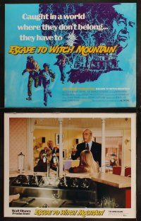 5c143 ESCAPE TO WITCH MOUNTAIN 8 LCs '75 Disney, Ray Milland, Eddie Albert, Donald Pleasence!