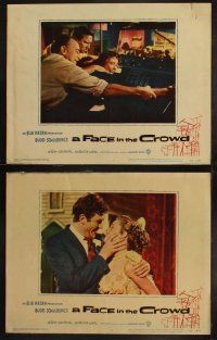 5c147 FACE IN THE CROWD 8 LCs '57 power-hungry preacher Andy Griffith, Patricia Neal, Elia Kazan!