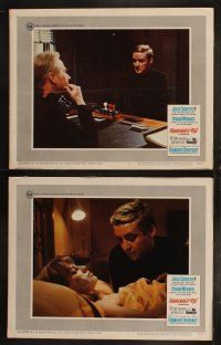 5c148 FAHRENHEIT 451 8 LCs '67 Francois Truffaut, Ray Bradbury, Oskar Werner sci-fi classic!