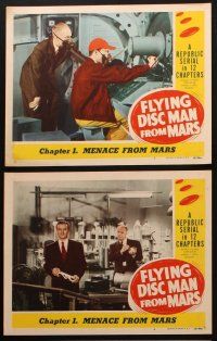 5c567 FLYING DISC MAN FROM MARS 6 chapter 1 LCs '50 Republic sci-fi serial, Menace from Mars!