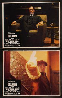 5c162 GODFATHER PART II 8 LCs '74 Al Pacino in Francis Ford Coppola classic crime sequel!