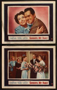 5c167 GOODBYE MY FANCY 8 LCs '51 gorgeous Joan Crawford, Robert Young, Eve Arden, Frank Lovejoy!