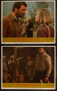 5c185 HIGH ROAD TO CHINA 8 LCs '83 images of aviator Tom Selleck & Bess Armstrong!