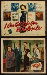 5c198 I CAN GET IT FOR YOU WHOLESALE 8 LCs '51 sexy Susan Hayward, Dan Dailey, George Sanders!