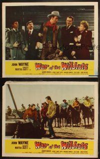 5c812 IN OLD OKLAHOMA 3 LCs R59 John Wayne, Martha Scott, War of the Wildcats!
