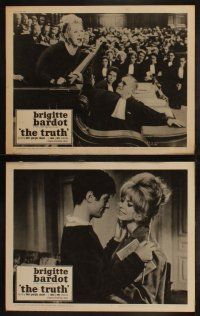 5c224 LA VERITE 8 LCs '61 super sexy Brigitte Bardot, Henri-Georges Clouzot, The Truth!