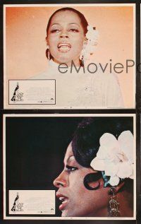 5c225 LADY SINGS THE BLUES 8 LCs '72 cool images of Diana Ross as Billie Holiday!