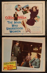5c242 MAN WHO UNDERSTOOD WOMEN 8 LCs '59 Henry Fonda, super sexy Leslie Caron, Cesare Danova!