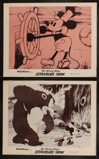 5c251 MICKEY MOUSE ANNIVERSARY SHOW 8 LCs '70 Walt Disney, great art of Mickey from Fantasia, more!