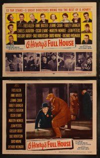 5c266 O HENRY'S FULL HOUSE 8 LCs '52 Fred Allen, Anne Baxter, Jeanne Crain & young Marilyn Monroe!