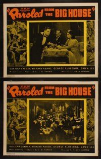 5c274 PAROLED FROM THE BIG HOUSE 8 LCs '38 sexy ean Carmen, Richard Adams, produced by J.D. Kendis!