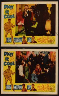 5c833 PLAY IT COOL 3 LCs '63 Michael Winner directed, great image of rockin' Bobby Vee!