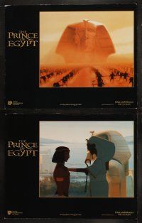 5c496 PRINCE OF EGYPT 7 LCs '98 Dreamworks historical cartoon with Moses & Rameses!