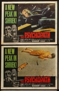 5c673 PSYCHOPATH 5 LCs '66 Robert Bloch, Patrick Wymark, Margaret Johnston, creepy horror!