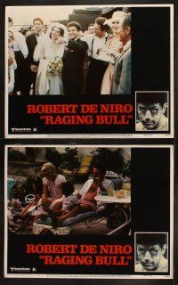 5c294 RAGING BULL 8 LCs '80 Martin Scorsese boxing classic, Robert De Niro as boxer Jake LaMotta!