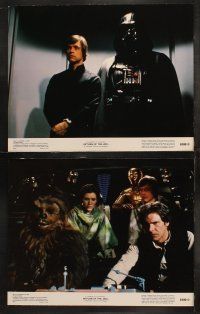 5c297 RETURN OF THE JEDI 8 color 11x14 stills '83 George Lucas classic, close up of C-3PO & R2-D2!