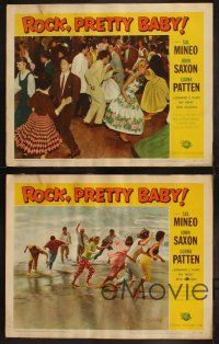 5c758 ROCK PRETTY BABY 4 LCs '57 Sal Mineo, it's the rock 'n roll sensation of our generation!