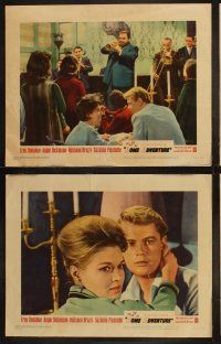 5c305 ROME ADVENTURE 8 LCs '62 Suzanne Pleshette, Troy Donahue & Angie Dickinson in Italy!