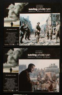 5c005 SAVING PRIVATE RYAN 12 LCs '98 Steven Spielberg, Tom Hanks, Tom Sizemore, Matt Damon!